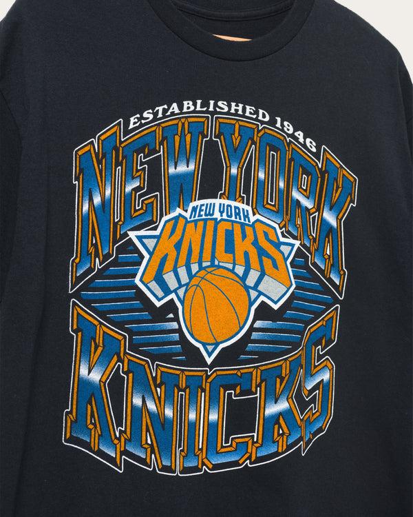 Junk Food Clothing Knicks Chrome Lines Flea Market Tee Black