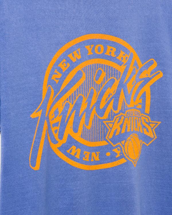 Junk Food Clothing Knicks Crest Vintage Tee Liberty