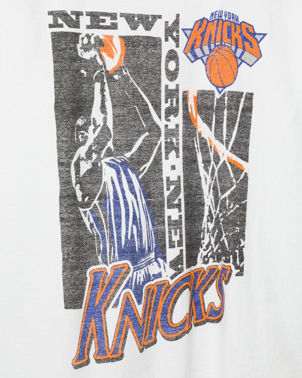 Junk Food Clothing Knicks Jump Shot Short Sleeve Tee White