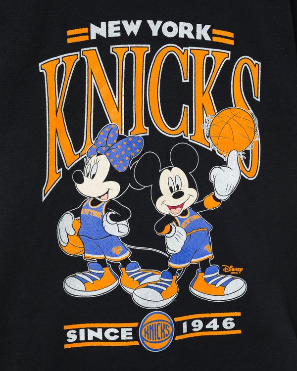 Junk Food Clothing Knicks Mickey Minnie Duo Tee Black