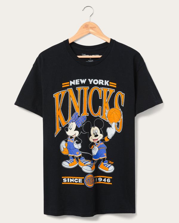junk food clothing Knicks Mickey Minnie Duo Tee Black