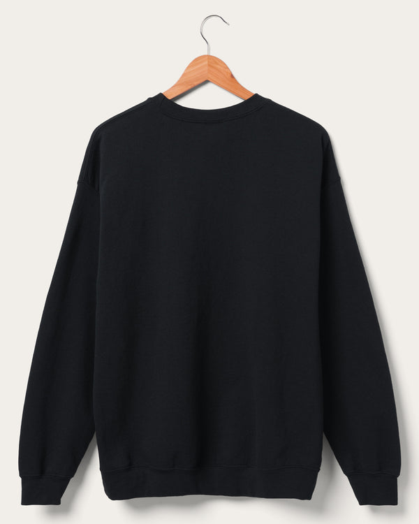 Junk Food Clothing LA Mountain Lion Flea Market Crew Fleece Black