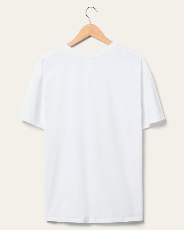 Junk Food Clothing Lakers Jump Shot Short Sleeve Tee White