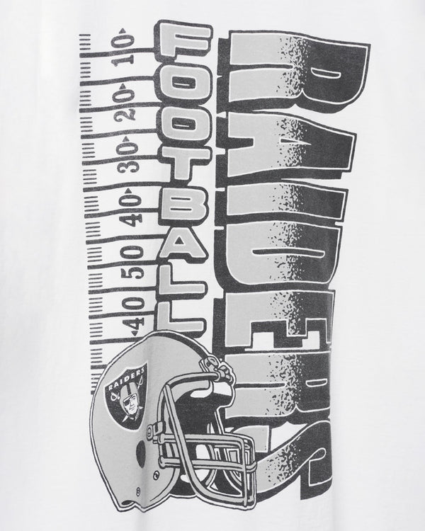 Junk Food Clothing Las Vegas Raiders Yardage Flea Market Tee White