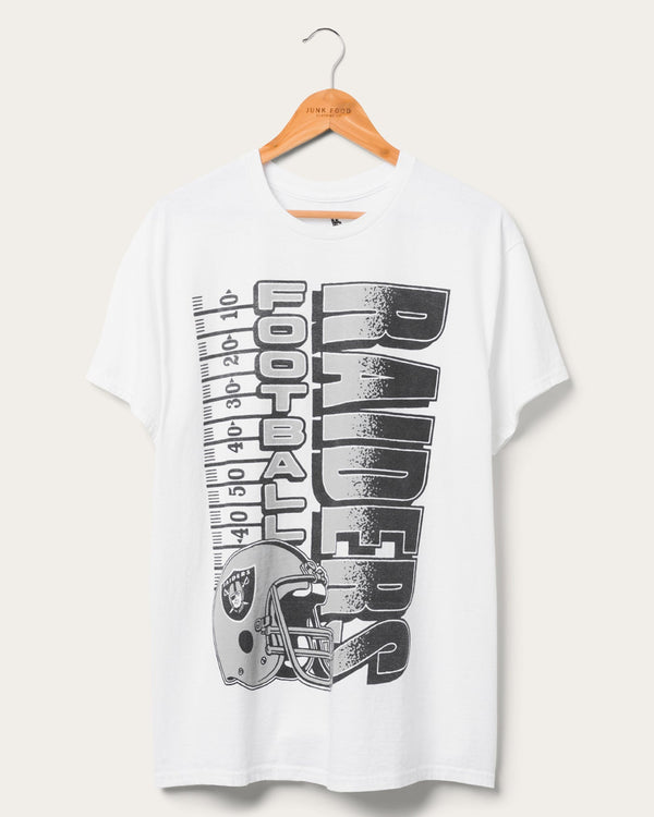junk food clothing Las Vegas Raiders Yardage Flea Market Tee White