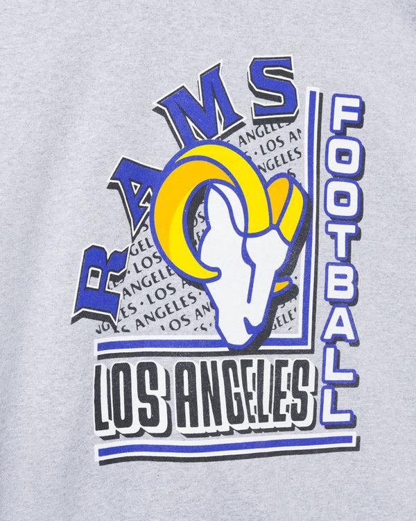 Junk Food Clothing Los Angeles Rams Backfield Crew Fleece Heather Grey