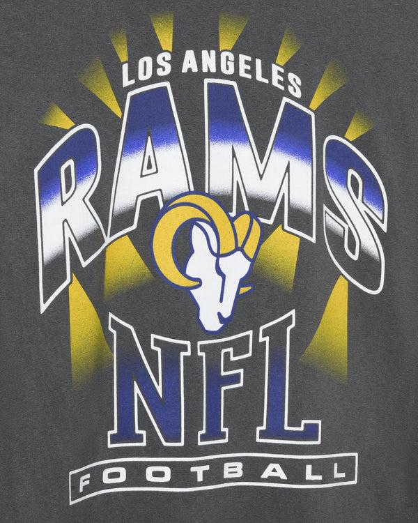 Junk Food Clothing Los Angeles Rams Chrome Flea Market Tee Midnight