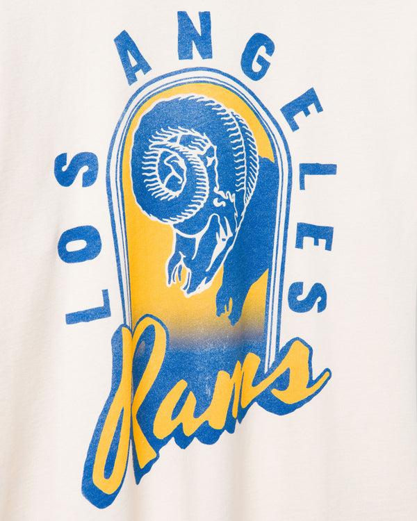 Junk Food Clothing Los Angeles Rams Luau Vintage Destroy Tee Birch
