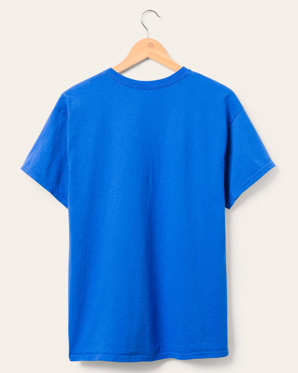 Junk Food Clothing Los Angeles Rams Mickey Kick Back Tee Royal