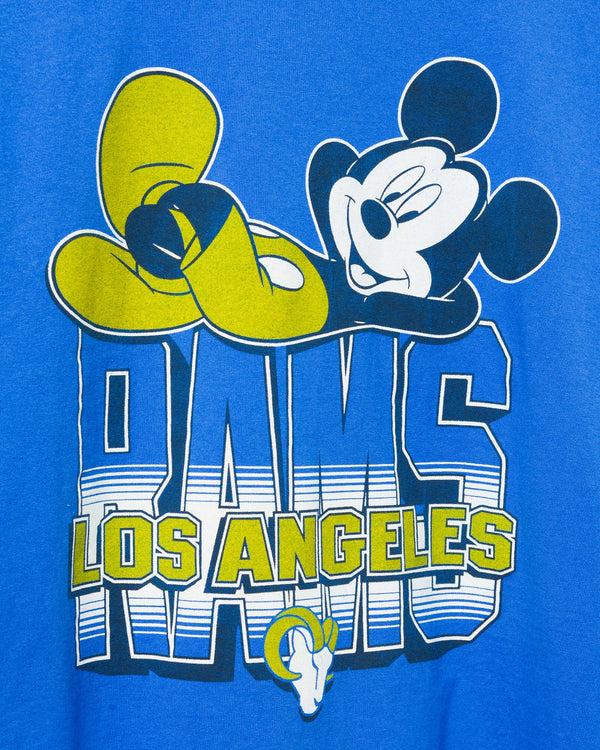 Junk Food Clothing Los Angeles Rams Mickey Kick Back Tee Royal