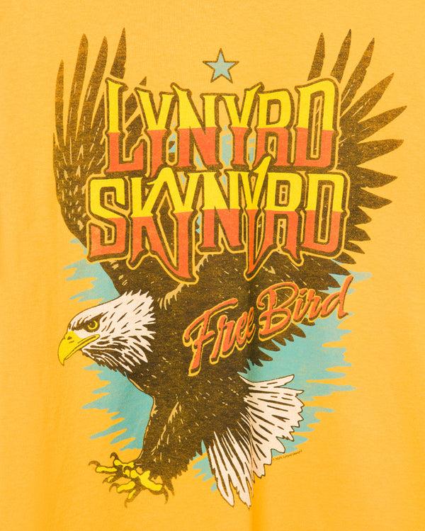 Junk Food Clothing Lynyrd Skynyrd Free Bird Flea Market Tee Gold