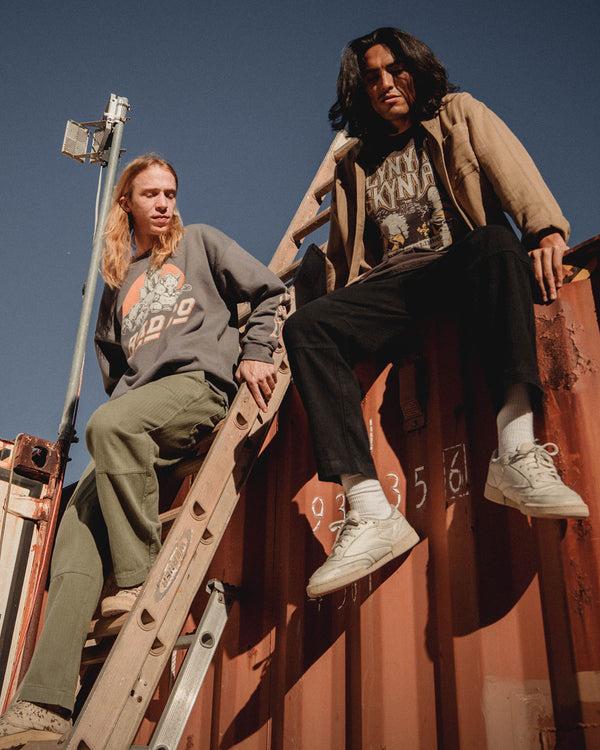 Junk Food Clothing Lynyrd Skynyrd Since 1974 Flea Market Tee Coffee