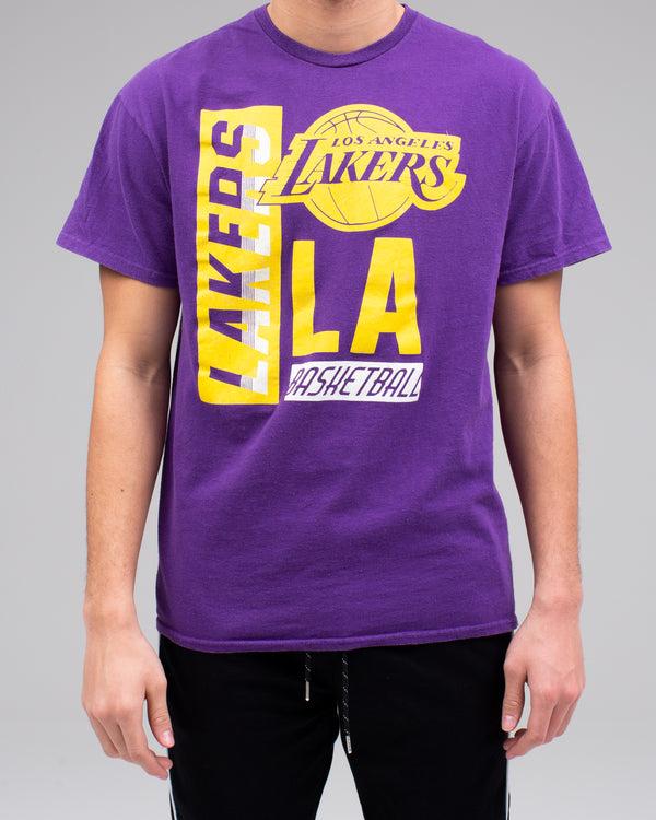 Junk Food Clothing Men's Lakers Classic Crew PURPLE