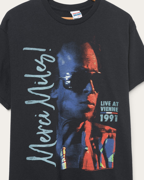 Junk Food Clothing Merci Miles 1991 Flea Market Tee Black