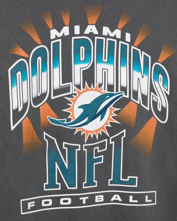 Junk Food Clothing Miami Dolphins Chrome Flea Market Tee Midnight