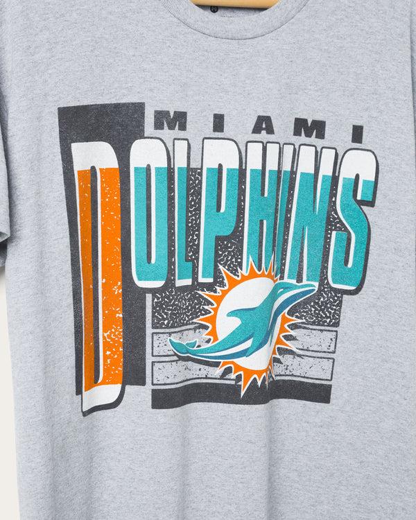 Junk Food Clothing Miami Dolphins Complete Tee Heather Gray