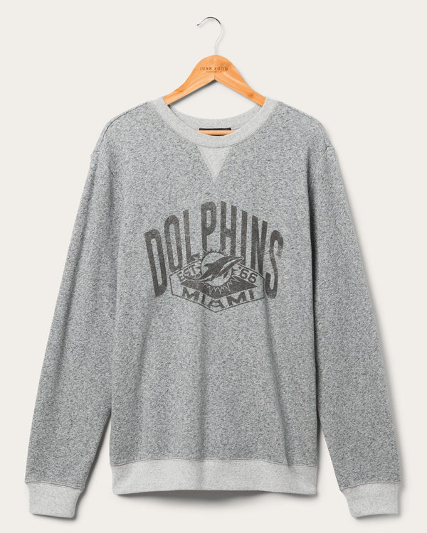 junk food clothing Miami Dolphins Formation Fleece Grey