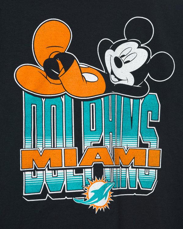 Junk Food Clothing Miami Dolphins Mickey Kick Back Tee Black