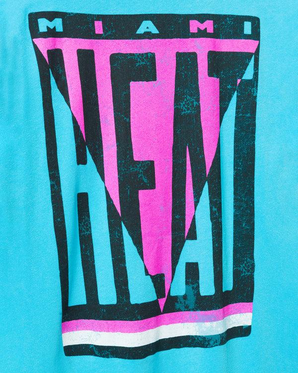Junk Food Clothing Miami Heat 80's Vintage Tee Scuba