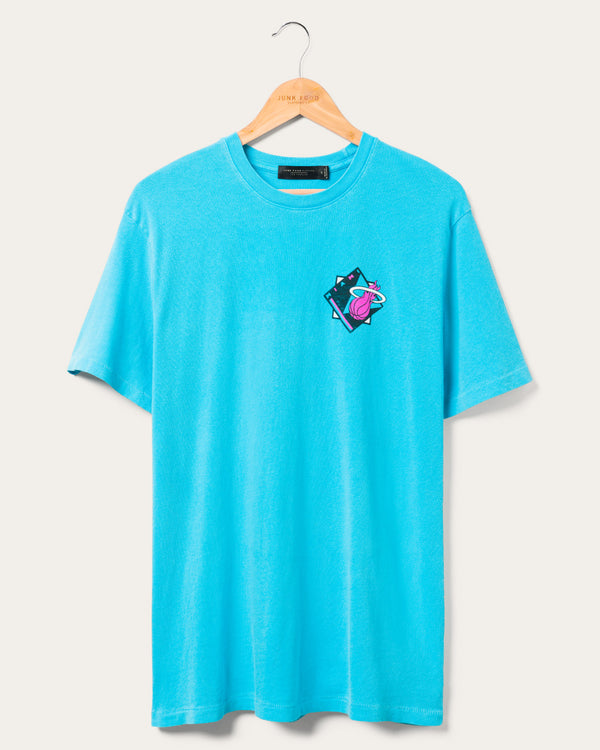 junk food clothing Miami Heat 80's Vintage Tee Scuba