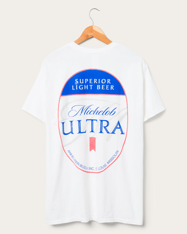 Junk Food Clothing Michelob Ultra Flea Market Tee White