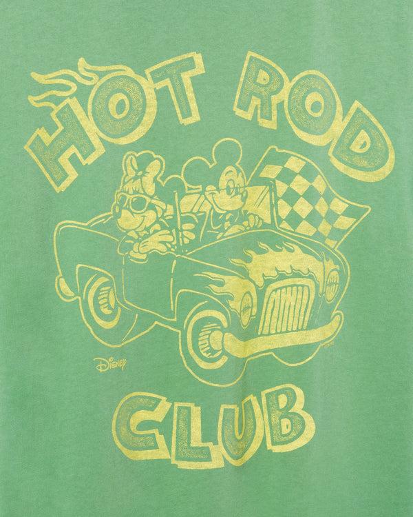 Junk Food Clothing Mickey And Minnie Hot Rod Vintage Tee Peridot
