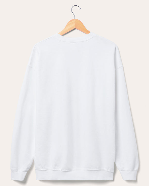 Junk Food Clothing Mickey And Minnie Kiss Flea Market Fleece White