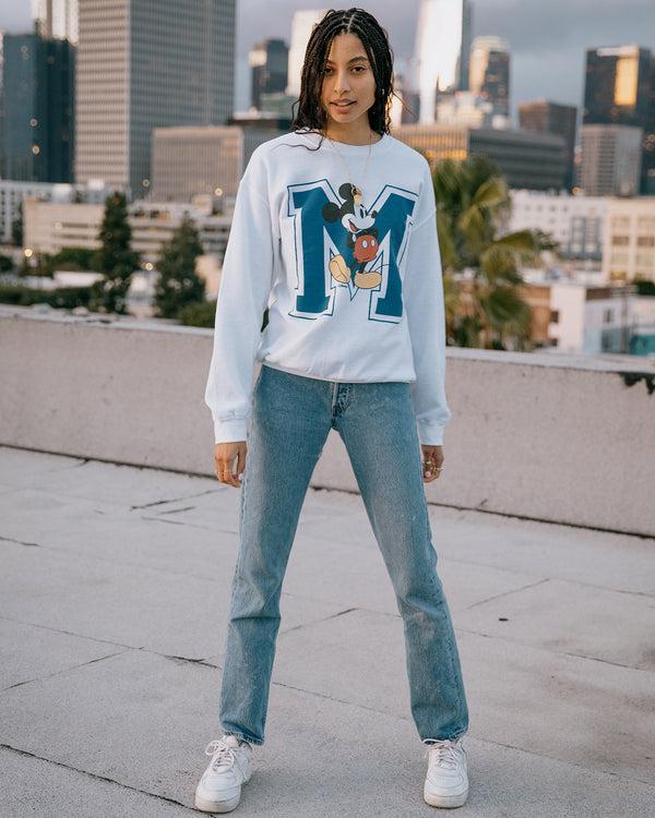 Junk Food Clothing Mickey Big M Flea Market Fleece White