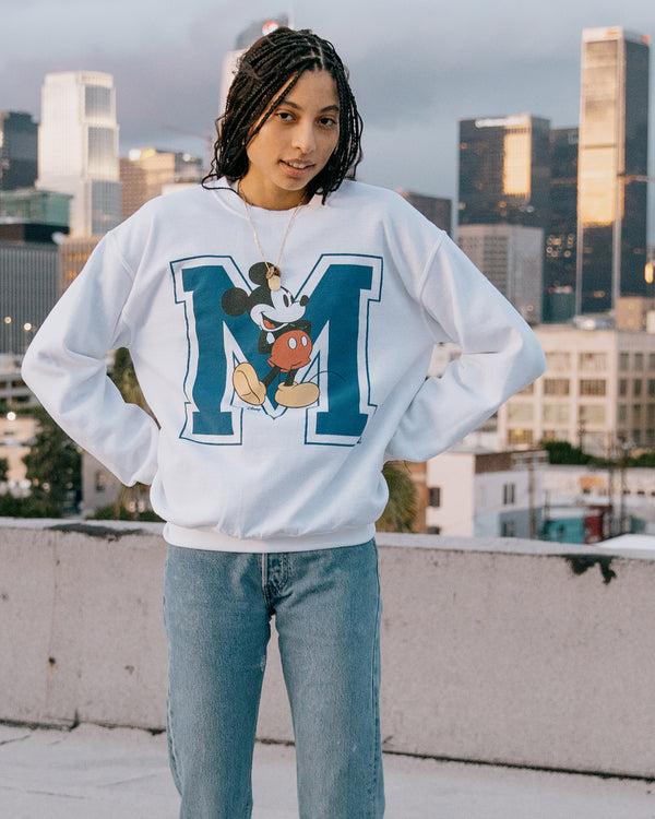 Junk Food Clothing Mickey Big M Flea Market Fleece White