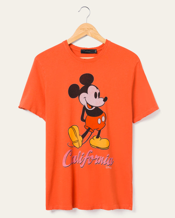 junk food clothing Mickey California Crew Vintage Tee Tigerlily