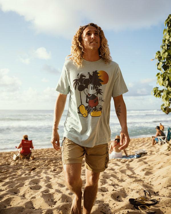 Junk Food Clothing Mickey Hawaii Vintage Tee Mineral
