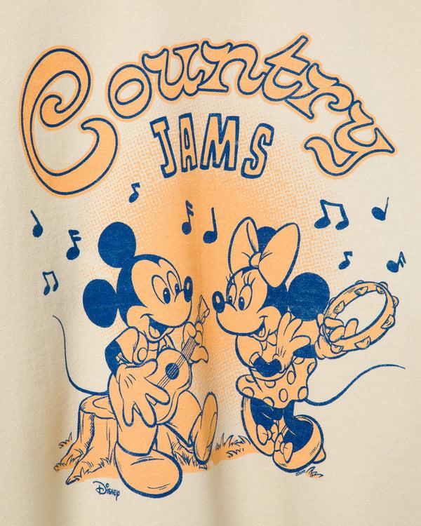 Junk Food Clothing Mickey & Minnie Country Jams Flea Market Fleece Sand