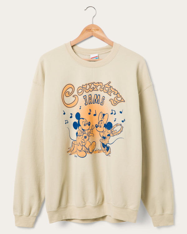 junk food clothing Mickey & Minnie Country Jams Flea Market Fleece Sand