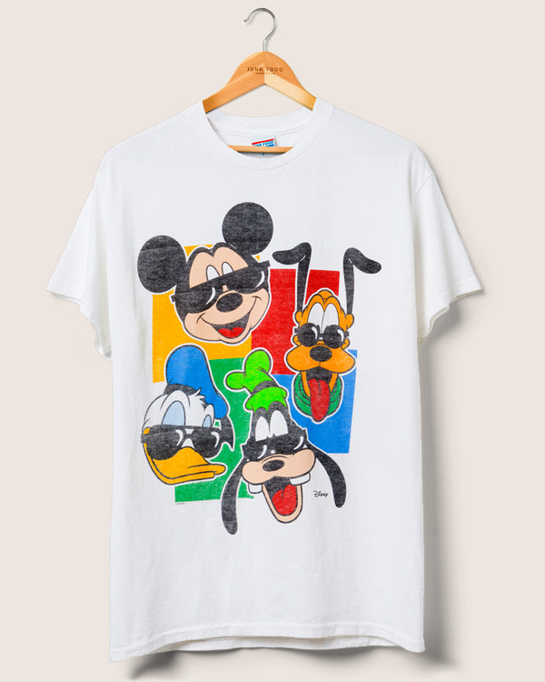junk food clothing Mickey N Friends Too Cool Flea Market Tee White
