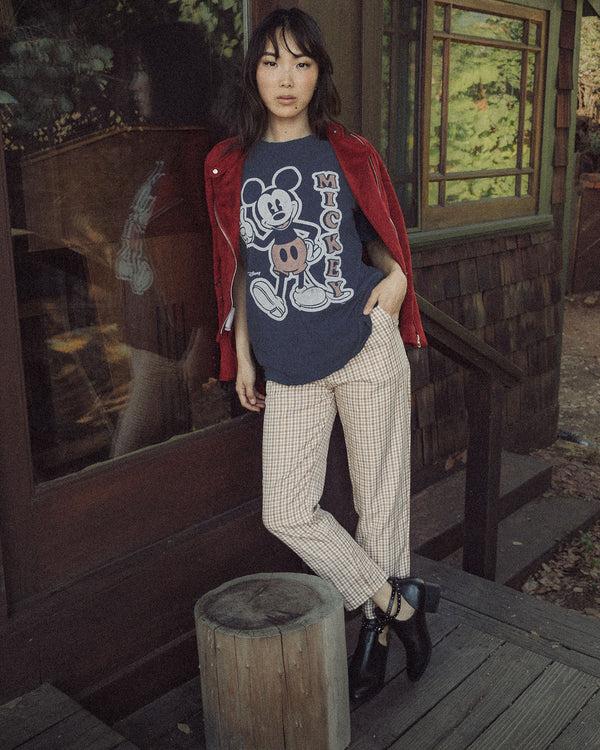 Junk Food Clothing Mickey Thumbs Up Vintage Tee Outerspace