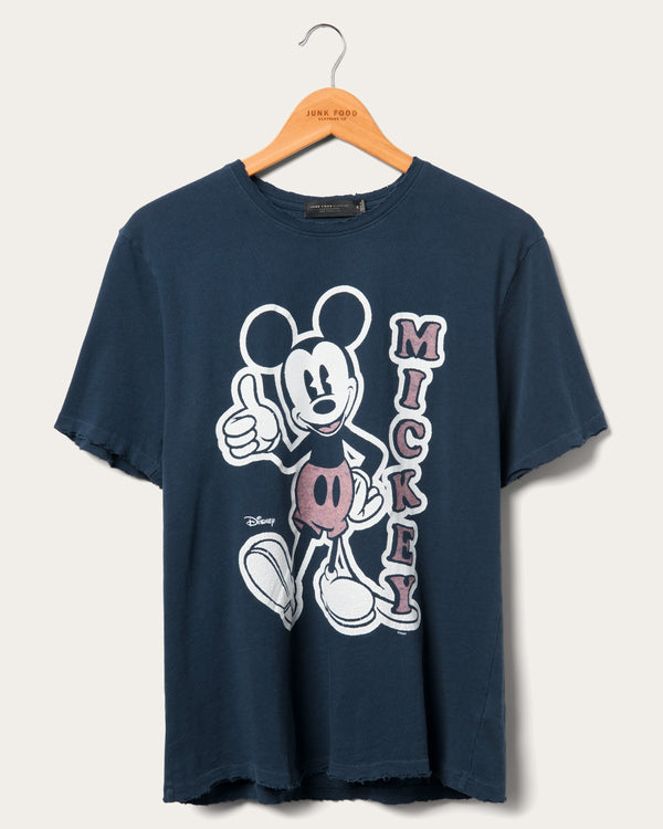 junk food clothing Mickey Thumbs Up Vintage Tee Outerspace