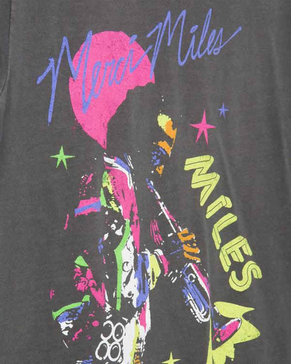 Junk Food Clothing Miles Davis Merci Miles Vintage Tee Vintage Black