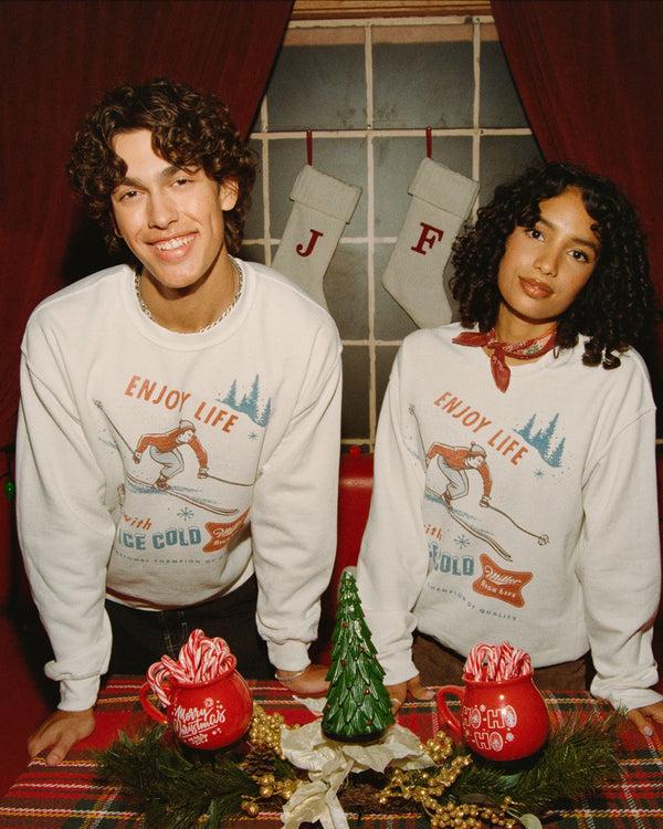 Junk Food Clothing Miller High Life Ice Cold Flea Market Fleece White