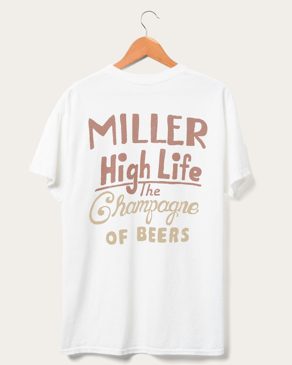 Junk Food Clothing Miller High Life Sportsman's Club Flea Market Tee White