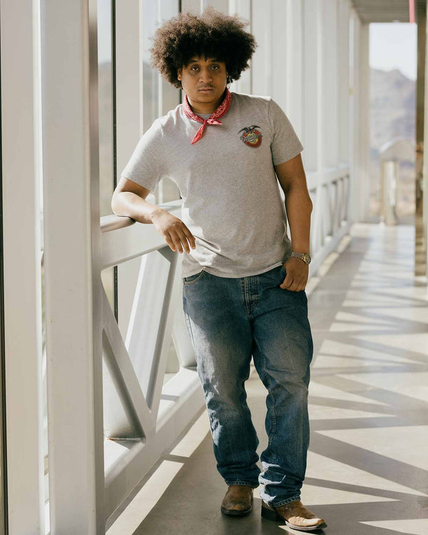 Junk Food Clothing Miller High Life Vintage Tee Heather Grey