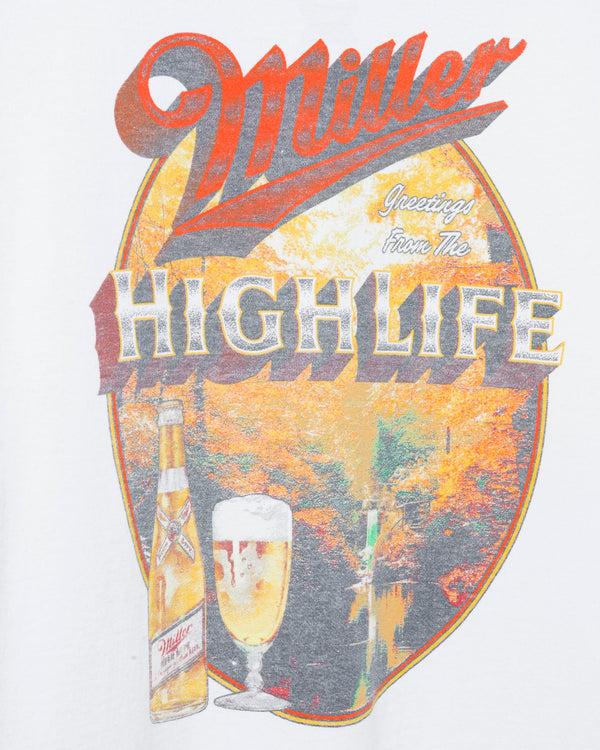 Junk Food Clothing Miller High Life Waterfall Flea Market Tee White