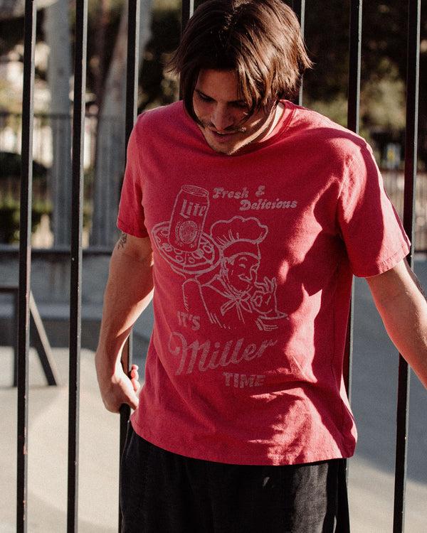 Junk Food Clothing Miller Lite Fresh And Delicious Vintage Tee Licorice