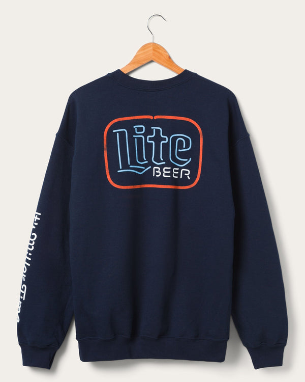 Junk Food Clothing Miller Lite On Tap Flea Market Fleece Navy