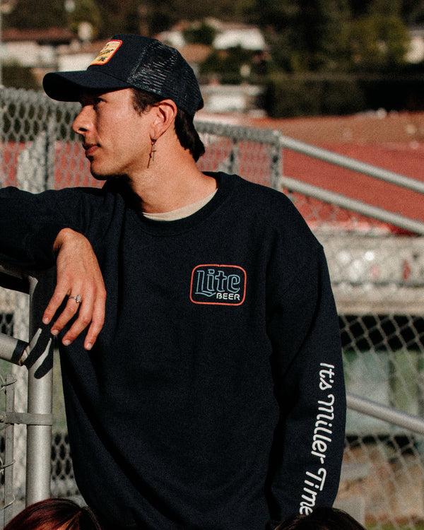 Junk Food Clothing Miller Lite On Tap Flea Market Fleece Navy