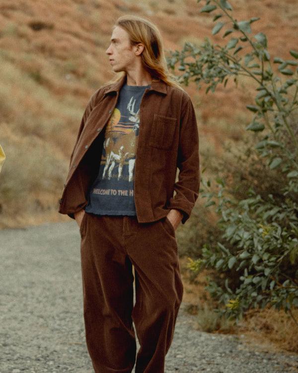 Junk Food Clothing Miller Welcome To The High Life Vintage Tee Black Sea