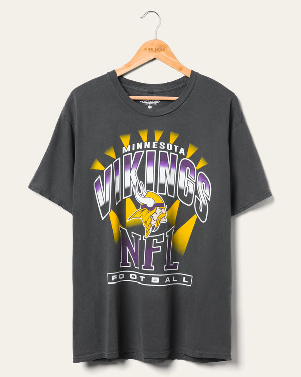 junk food clothing Minnesota Vikings Chrome Flea Market Tee Midnight