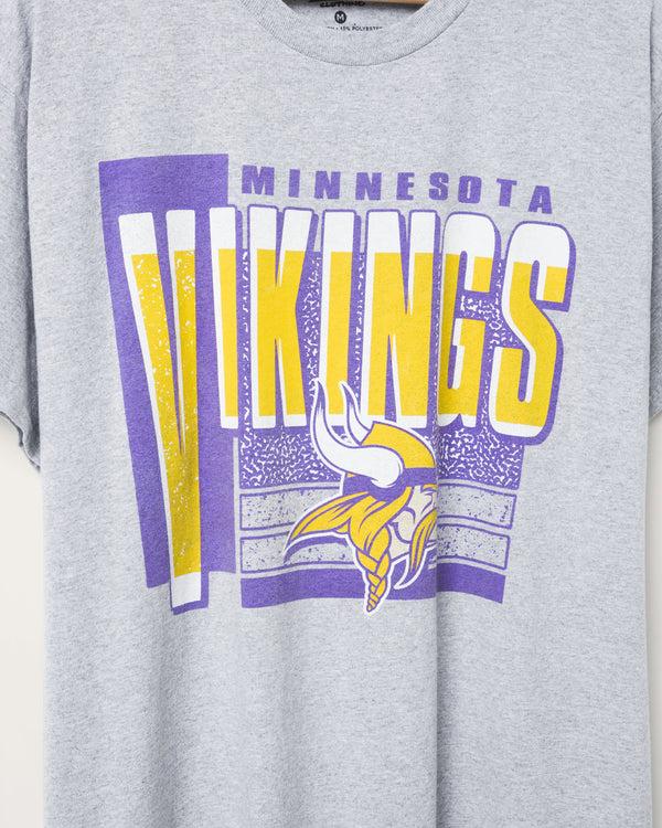 Junk Food Clothing Minnesota Vikings Complete Tee Heather Gray