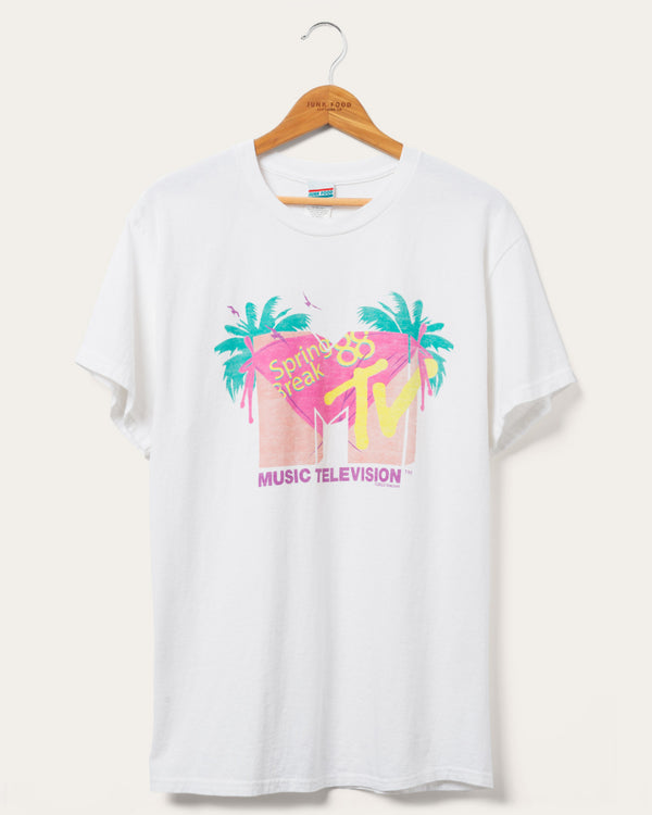 junk food clothing MTV Spring Break '88 Flea Market Tee White