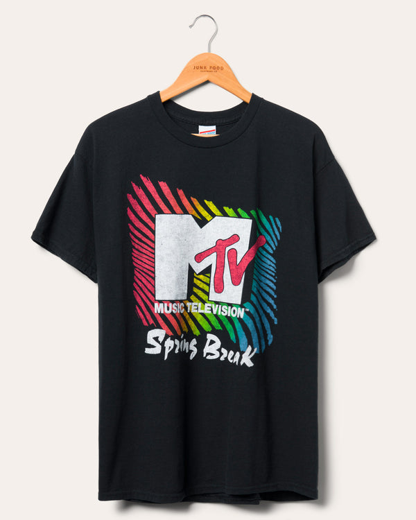 Junk Food Clothing MTV Spring Break Flea Market Tee Black