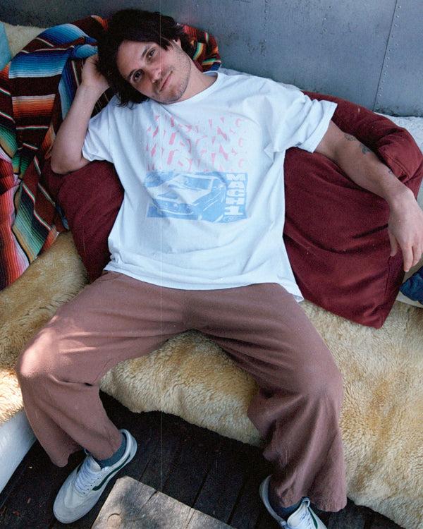 Junk Food Clothing Mustang Mach 1 Flea Market Tee White